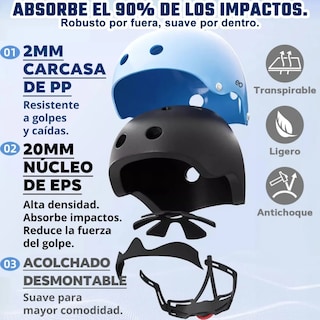 Foto 2 | Kit Protección Para Niños 7pzas Eo Safe Imports Esi-18687 Celeste