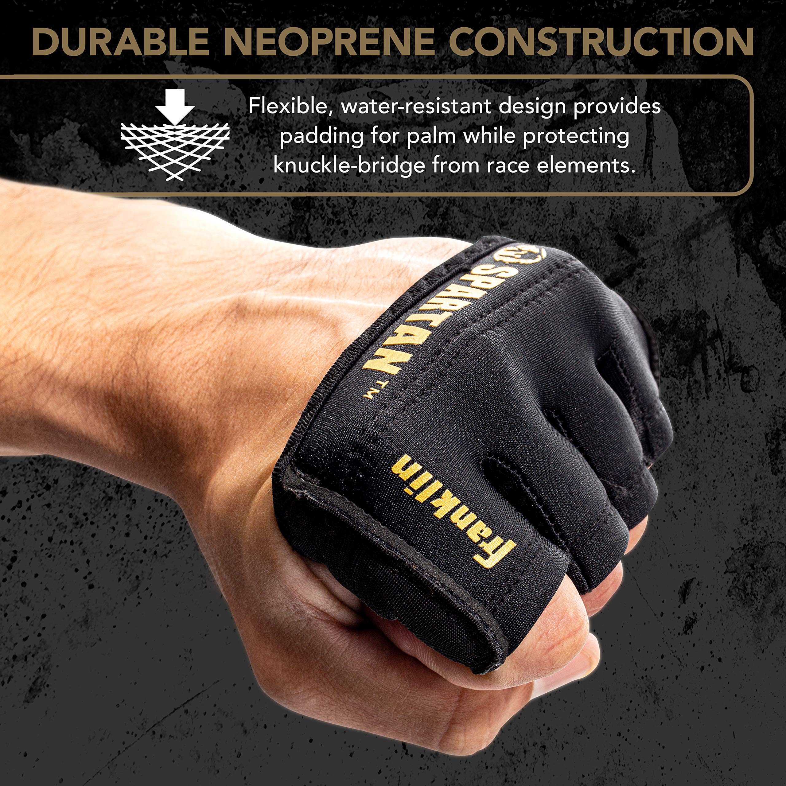 Foto 5 pulgar | Guante Franklin Sports Spartan Race Minimalista Para Adultos, Tamaño Pequeño - Venta Internacional.