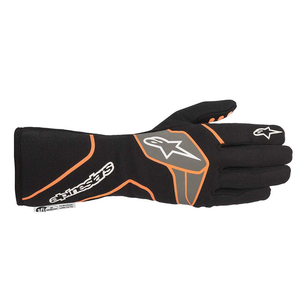 Foto 2 pulgar | Guantes Alpinestars Tech-1 Race V2 Gl Sf Negros Ong Fluo 2xl - Venta Internacional.
