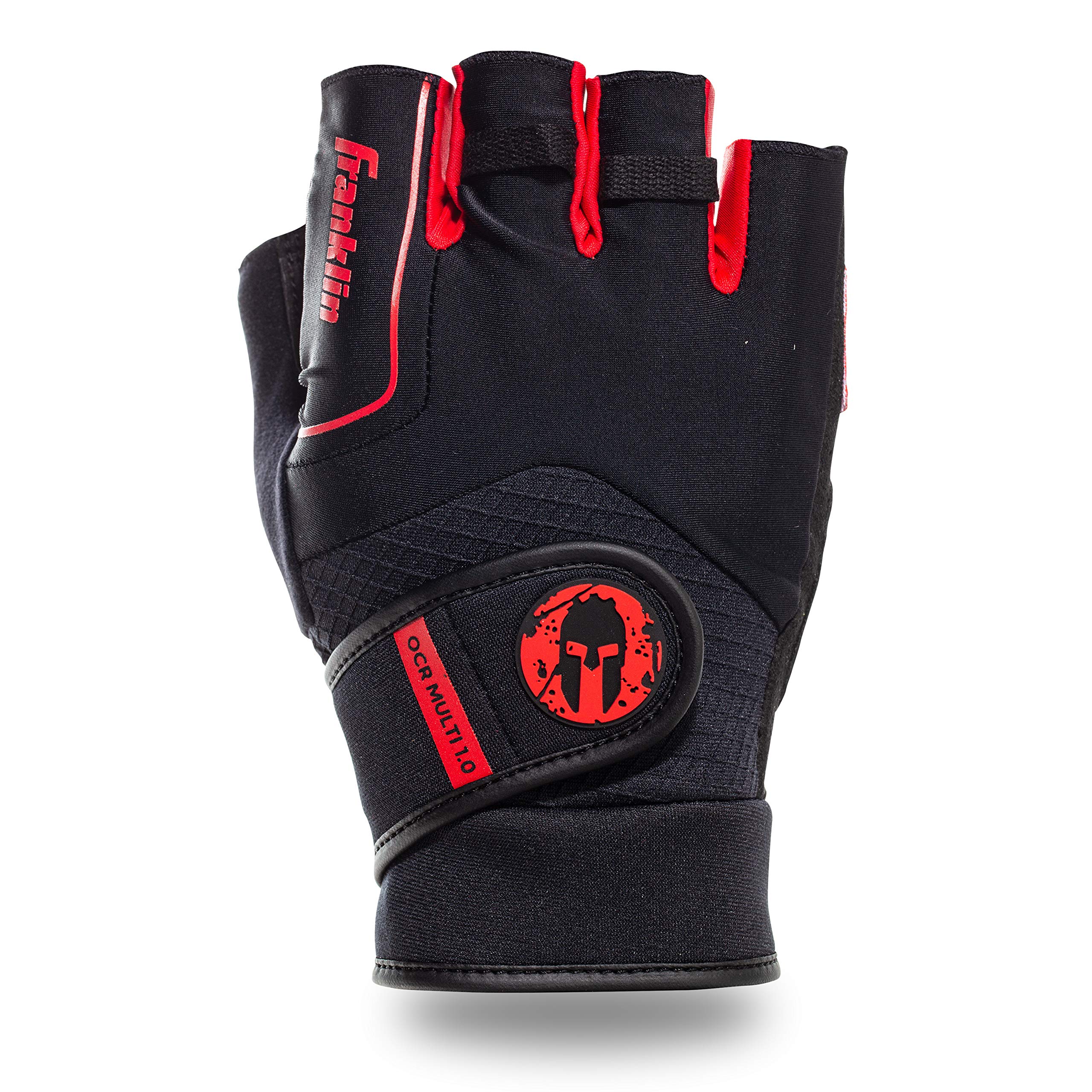 Foto 3 pulgar | Guantes Franklin Sports Spartan Race Para Hombre Y Mujer  Color Negro/rojo  Xxl - Venta Internacional.
