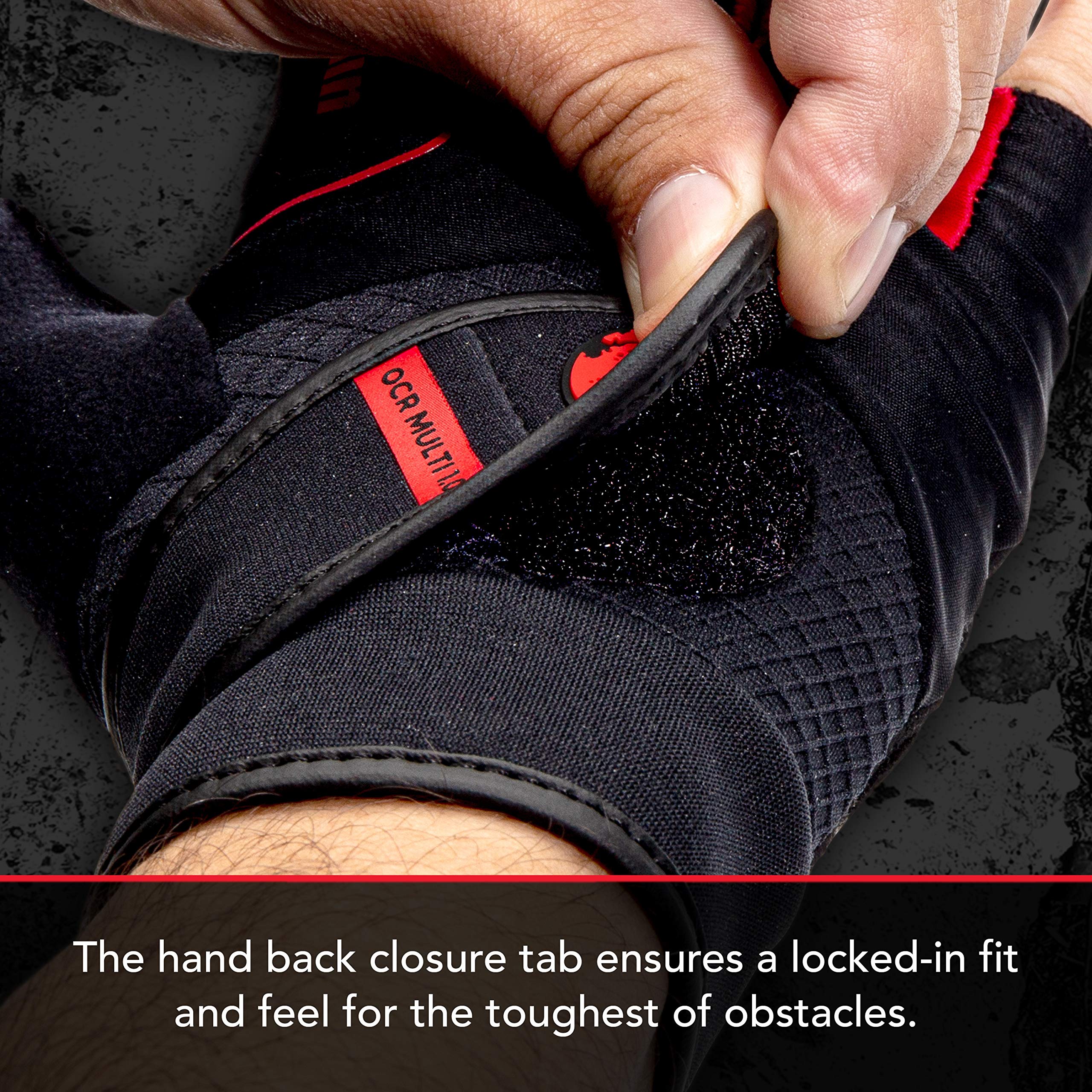 Foto 8 pulgar | Guantes Franklin Sports Spartan Race Para Hombre Y Mujer  Color Negro/rojo  Xxl - Venta Internacional.