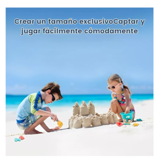 Foto 3 | Juguetes para Arena y Playa Palitas + Cubeta para Niños