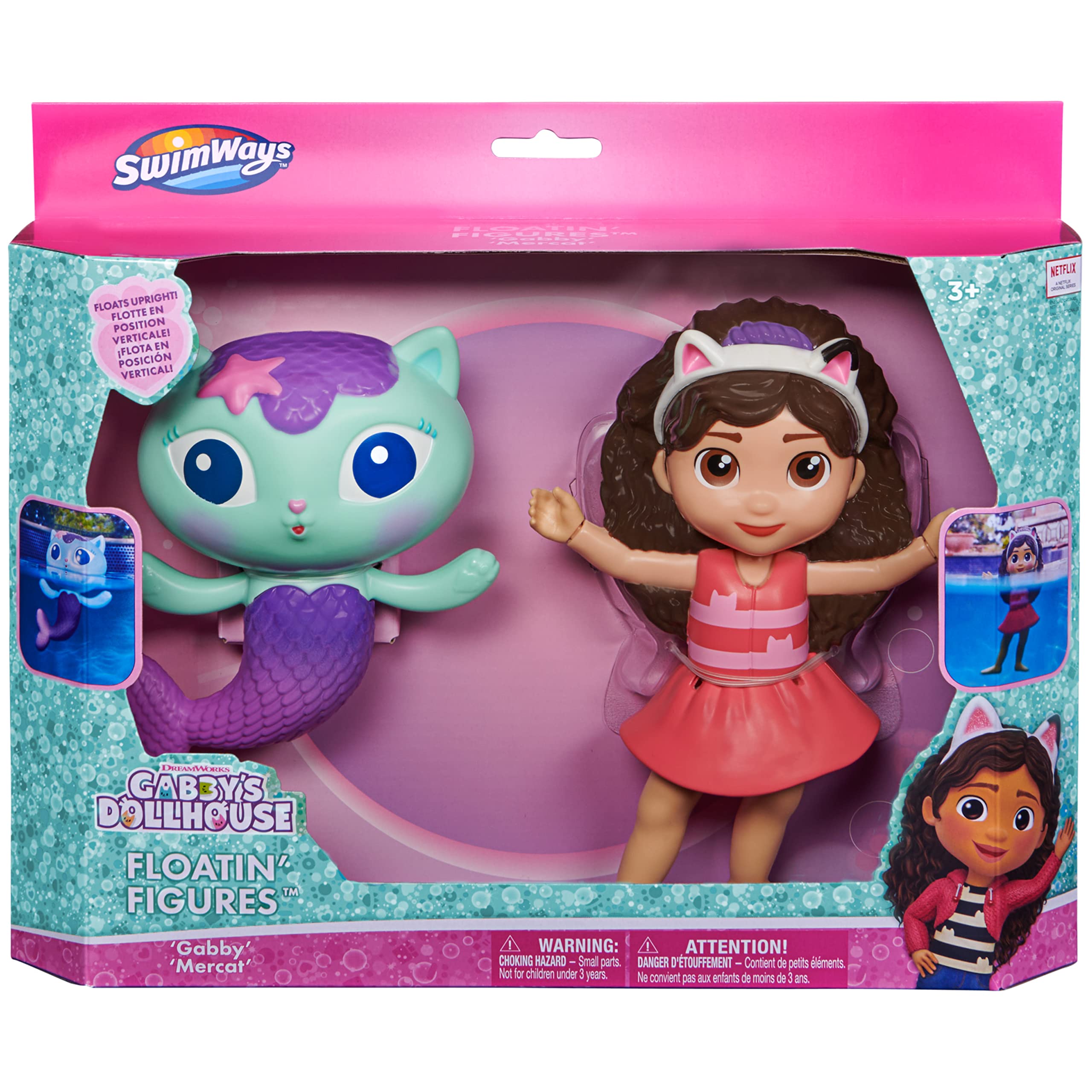 Foto 7 pulgar | Juguetes para Piscina SwimWays Gabby's Dollhouse 2 Piezas - Venta Internacional
