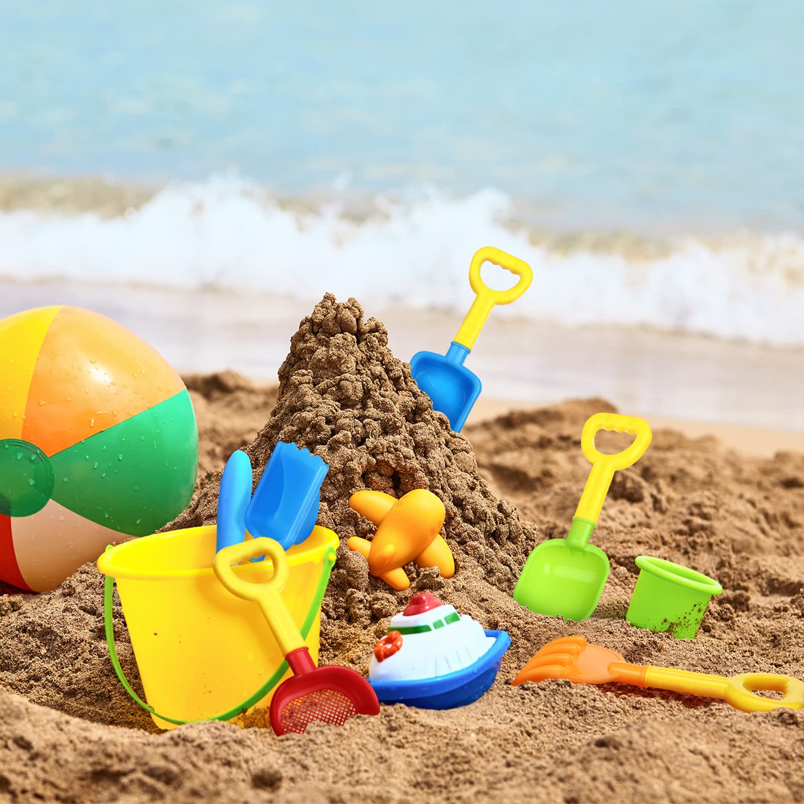 Foto 8 pulgar | Palas De Arena De Playa Skylety, 8 Piezas, Para Niños Y Adolescentes - Venta Internacional.