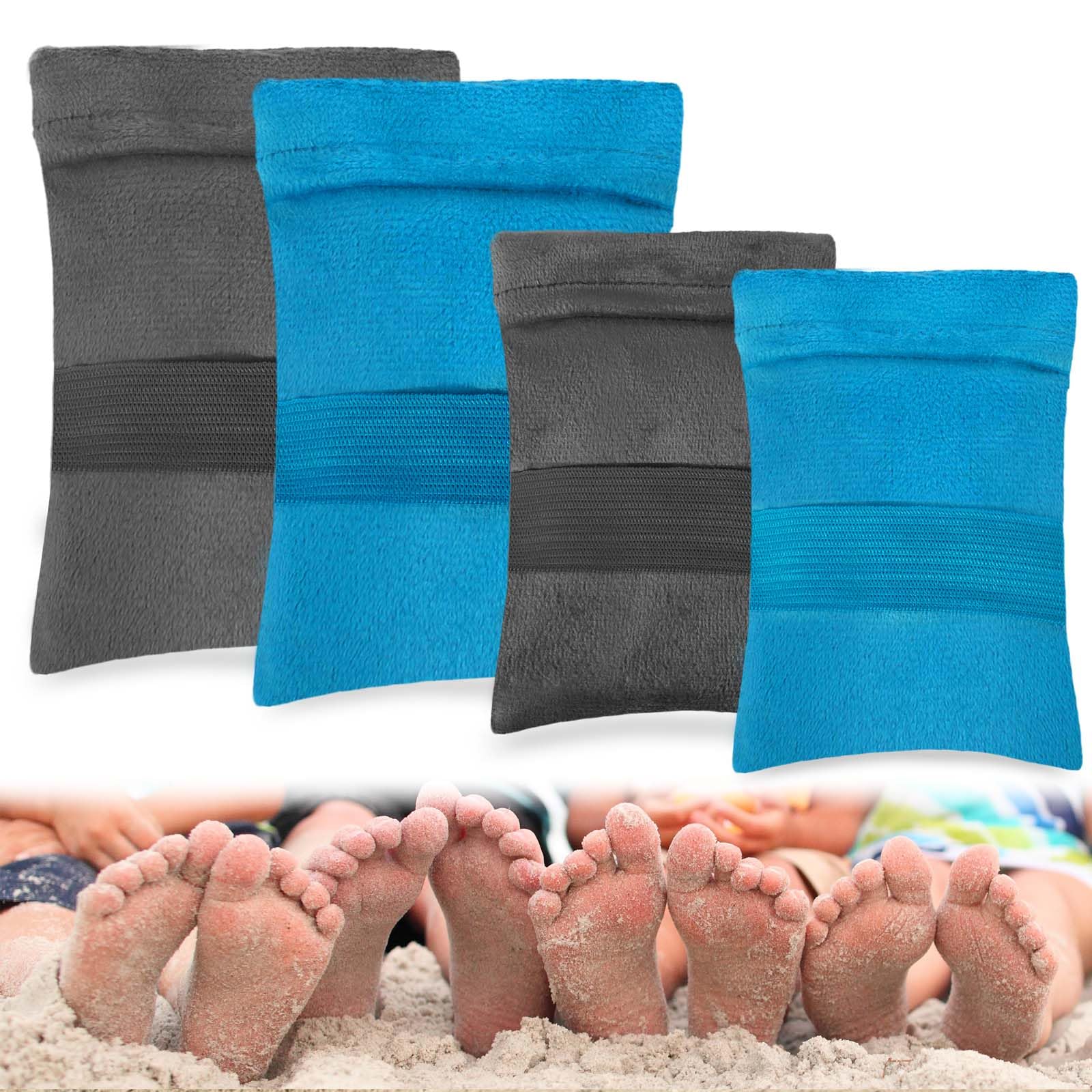 Juego De 4 Bolsas Para Quitar Arena Palksky Para Playa - Venta Internacional. $632