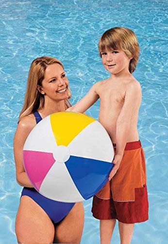 Foto 3 pulgar | Pelota De Playa Intex Inflable Con Panel Brillante En Forma De Arcoíris De 24 Cm - Venta Internacional.