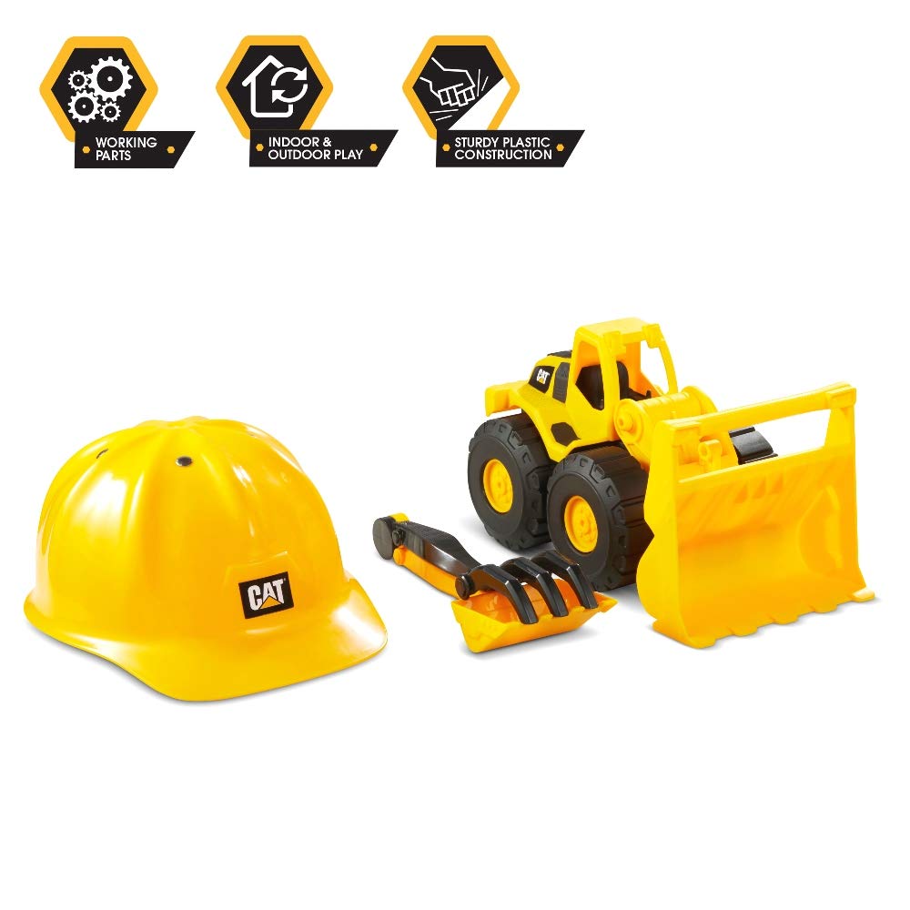 Foto 4 pulgar | Juego De Juguetes De Construcción Cat Con Cargadora De Ruedas Con Herramientas De Arena, 25 Cm - Venta Internacional.