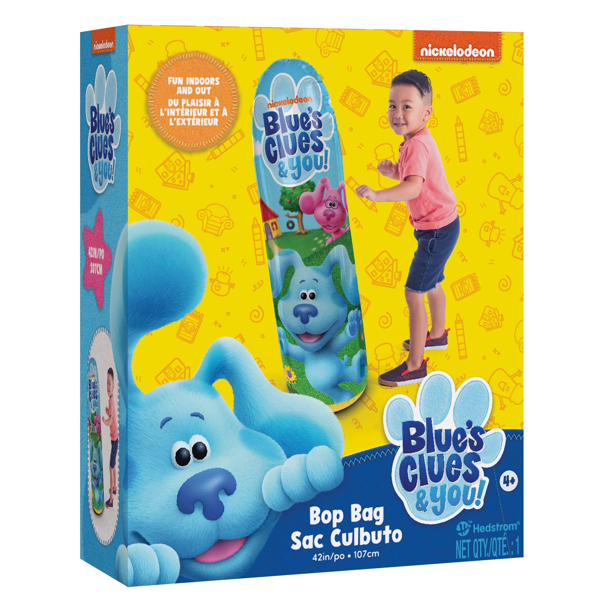 Foto 3 pulgar | Saco De Boxeo Hinchable Hedstrom Blue's Clues & You 42 Cm - Venta Internacional.