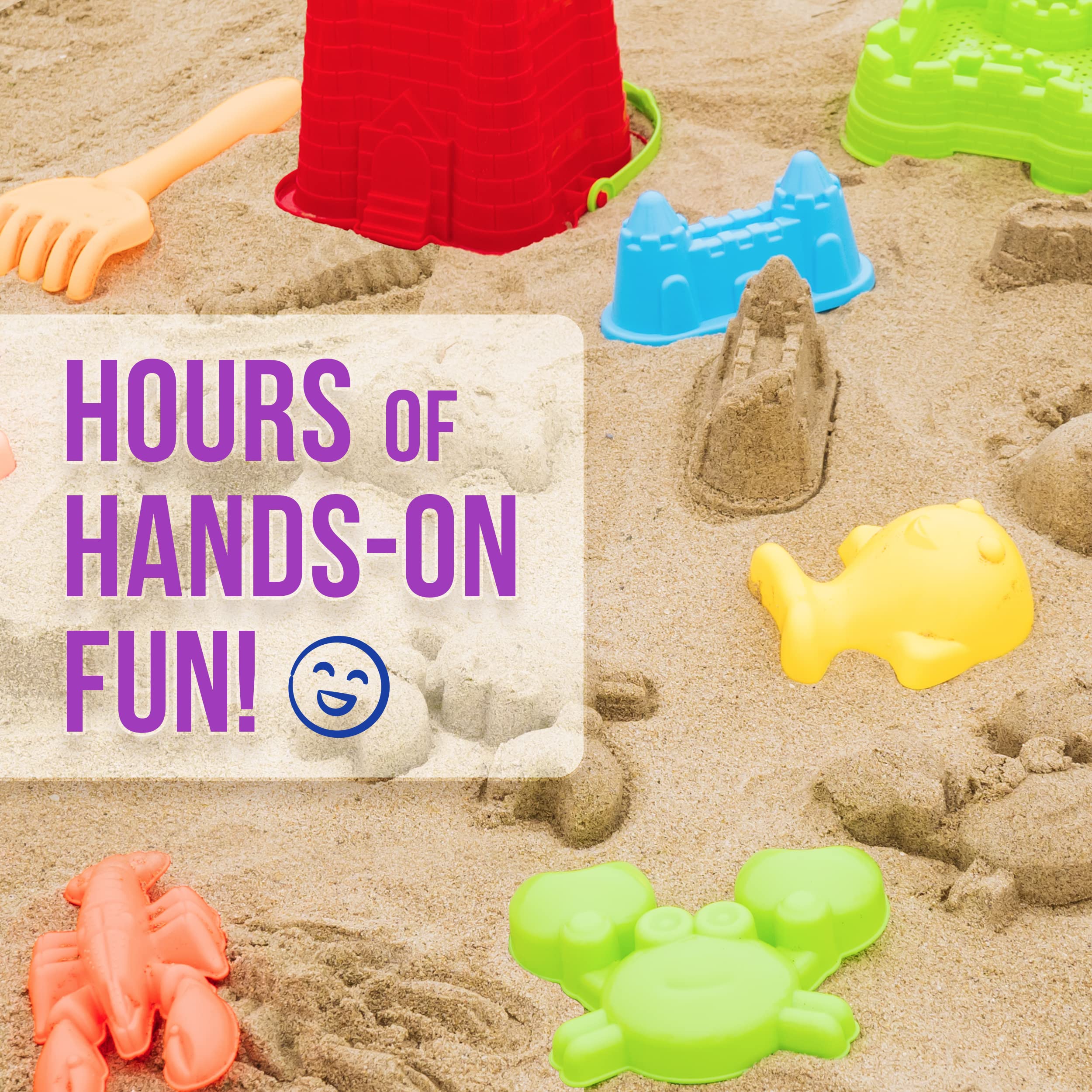 Foto 7 | Beach Toys Click N' Play Para Niños De 3 A 10 Años, 13 Piezas - Venta Internacional.