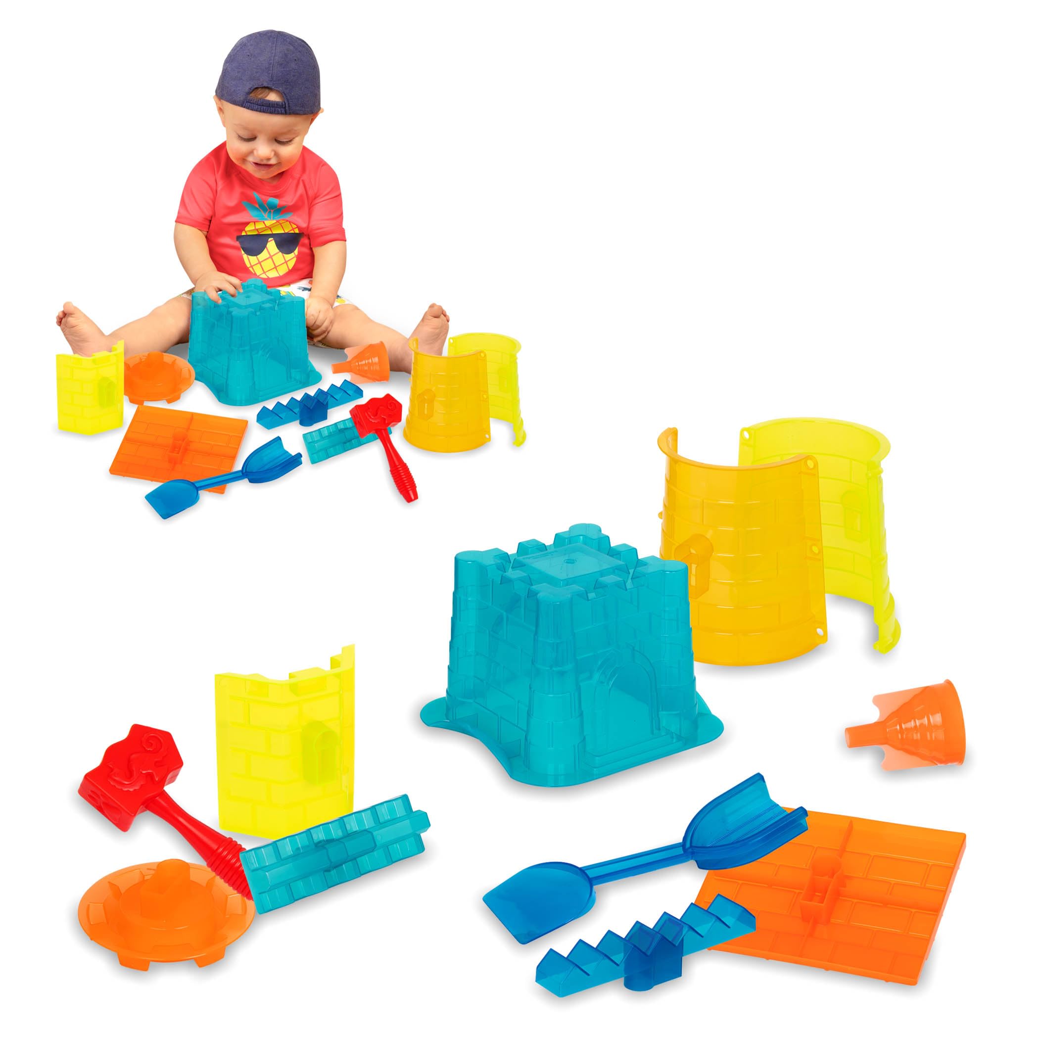 Kit De Construcción Sand Toys Battat Sandcastle, 11 Unidades, Más De 3 Años - Venta Internacional.