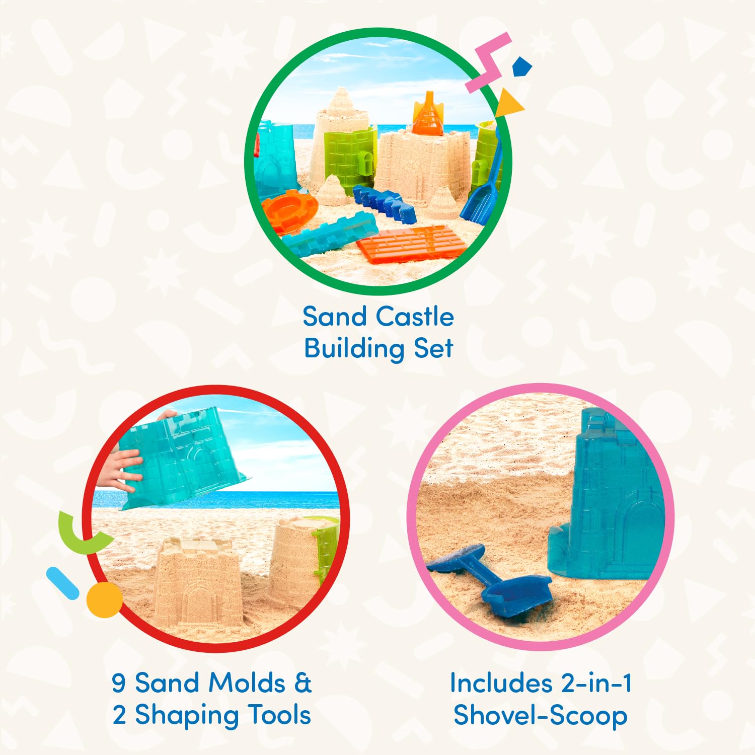 Foto 4 pulgar | Kit De Construcción Sand Toys Battat Sandcastle, 11 Unidades, Más De 3 Años - Venta Internacional.