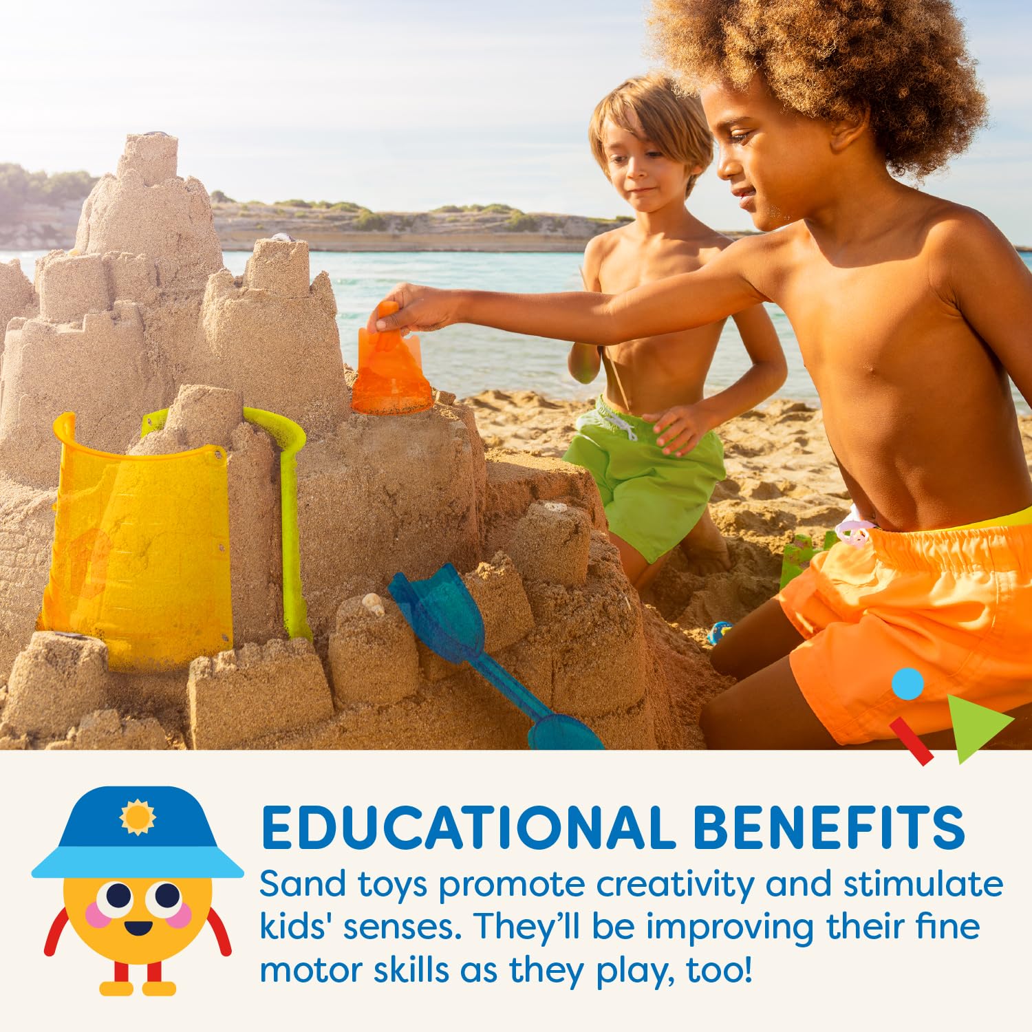 Foto 5 pulgar | Kit De Construcción Sand Toys Battat Sandcastle, 11 Unidades, Más De 3 Años - Venta Internacional.