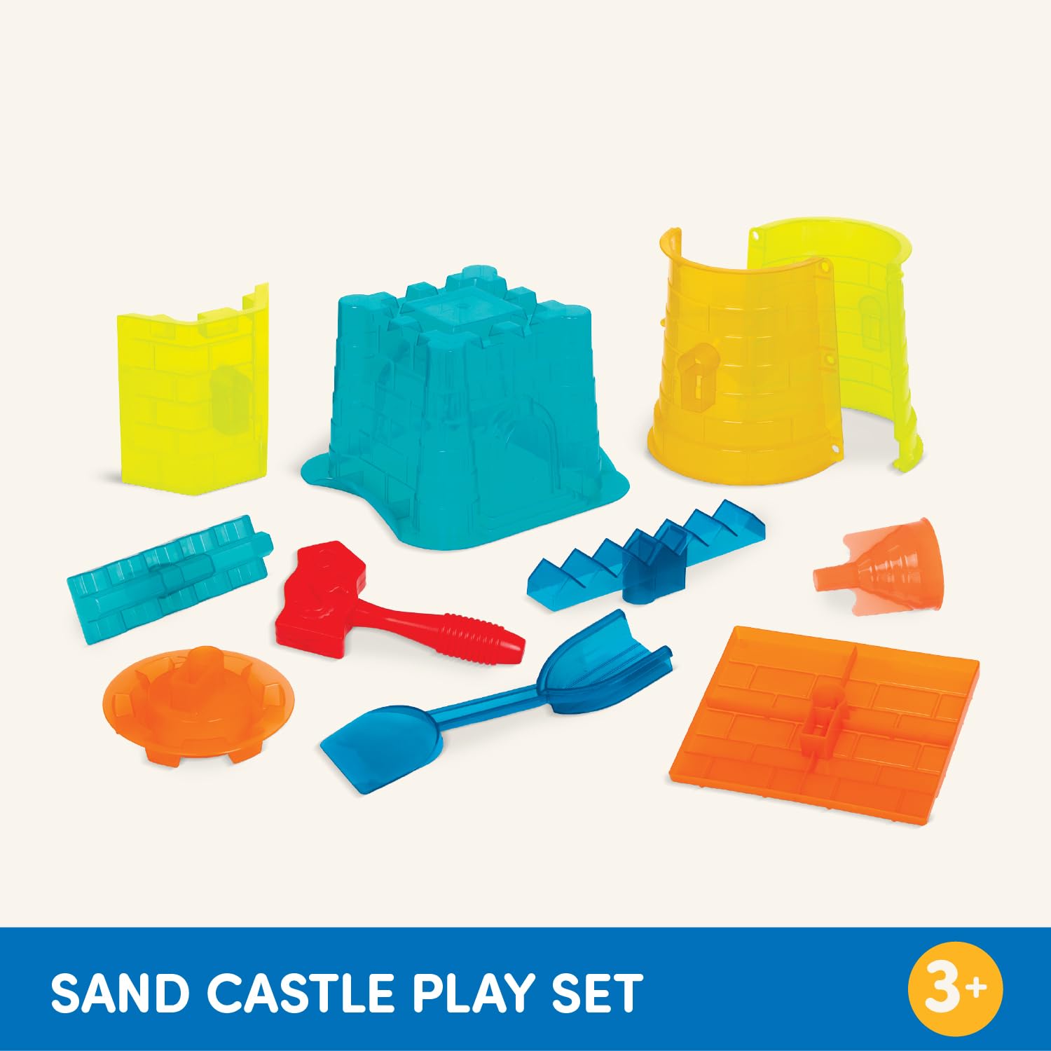 Foto 7 pulgar | Kit De Construcción Sand Toys Battat Sandcastle, 11 Unidades, Más De 3 Años - Venta Internacional.