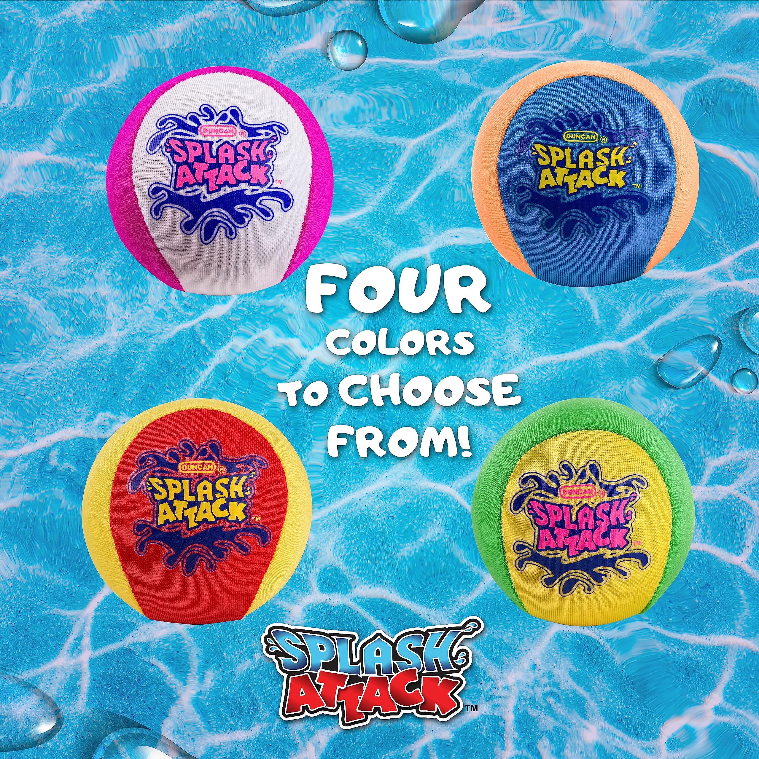 Foto 4 pulgar | Pelota Para Saltar Agua Duncan Toys Splash Attack - Venta Internacional.