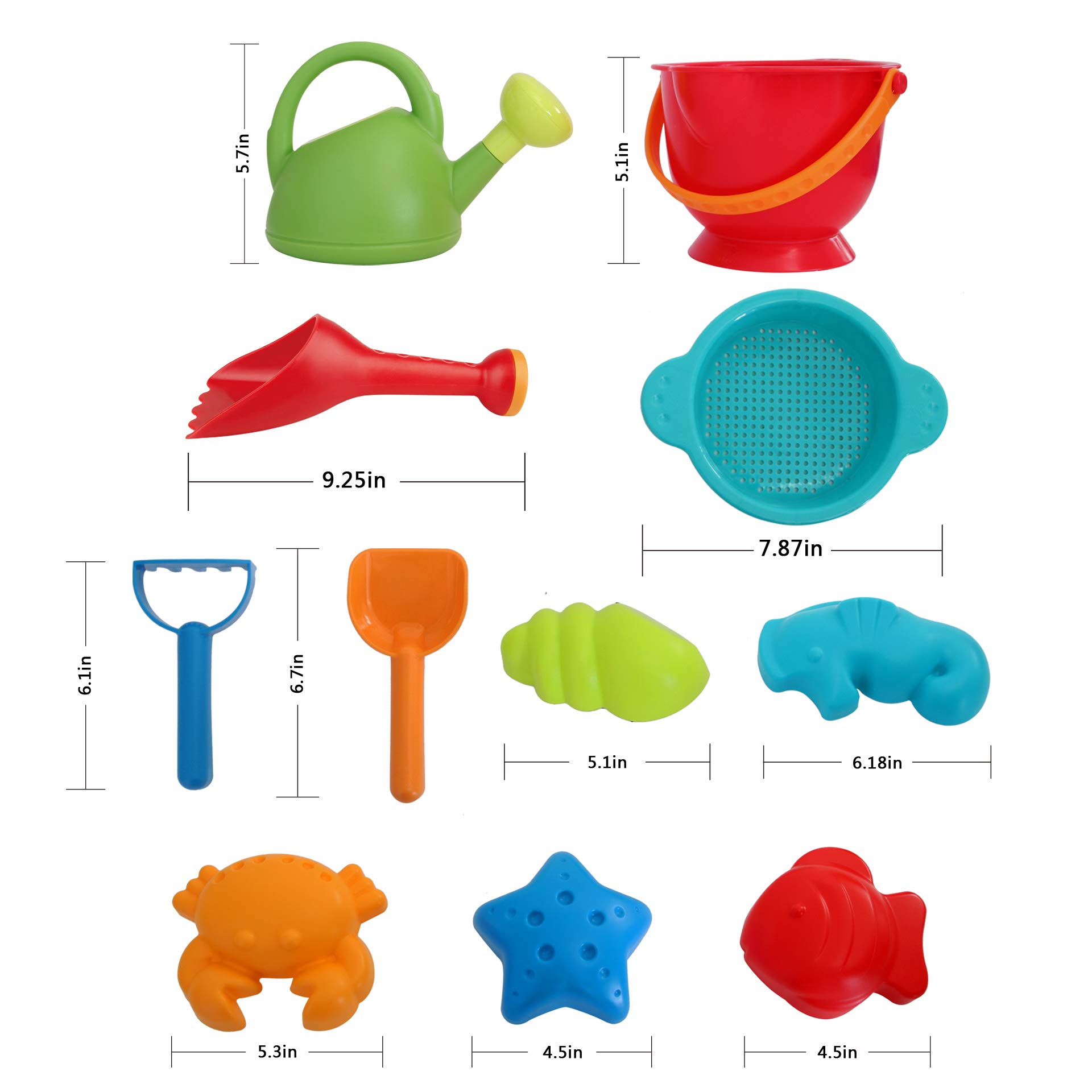 Foto 4 pulgar | Juego De Juguetes De Playa Hape Essential Sand Toy Con Bolsa De Malla Para Niños - Venta Internacional.