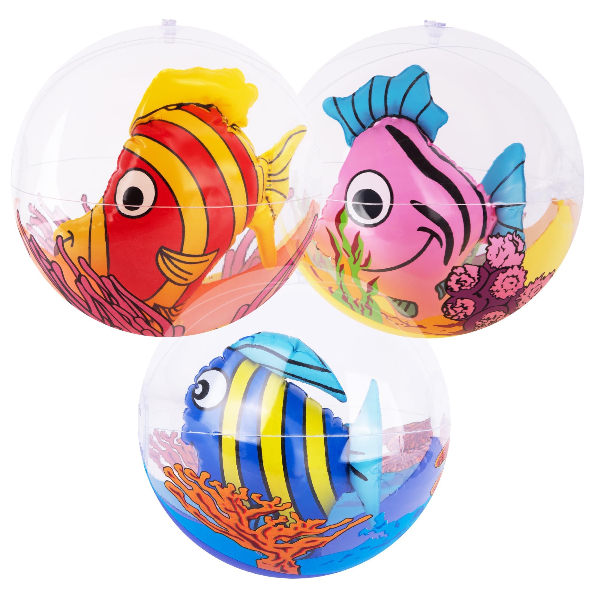 Foto 2 pulgar | Pelotas de Playa Inflables con Forma de Pez ArtCreativity 3 Piezas - Venta Internacional