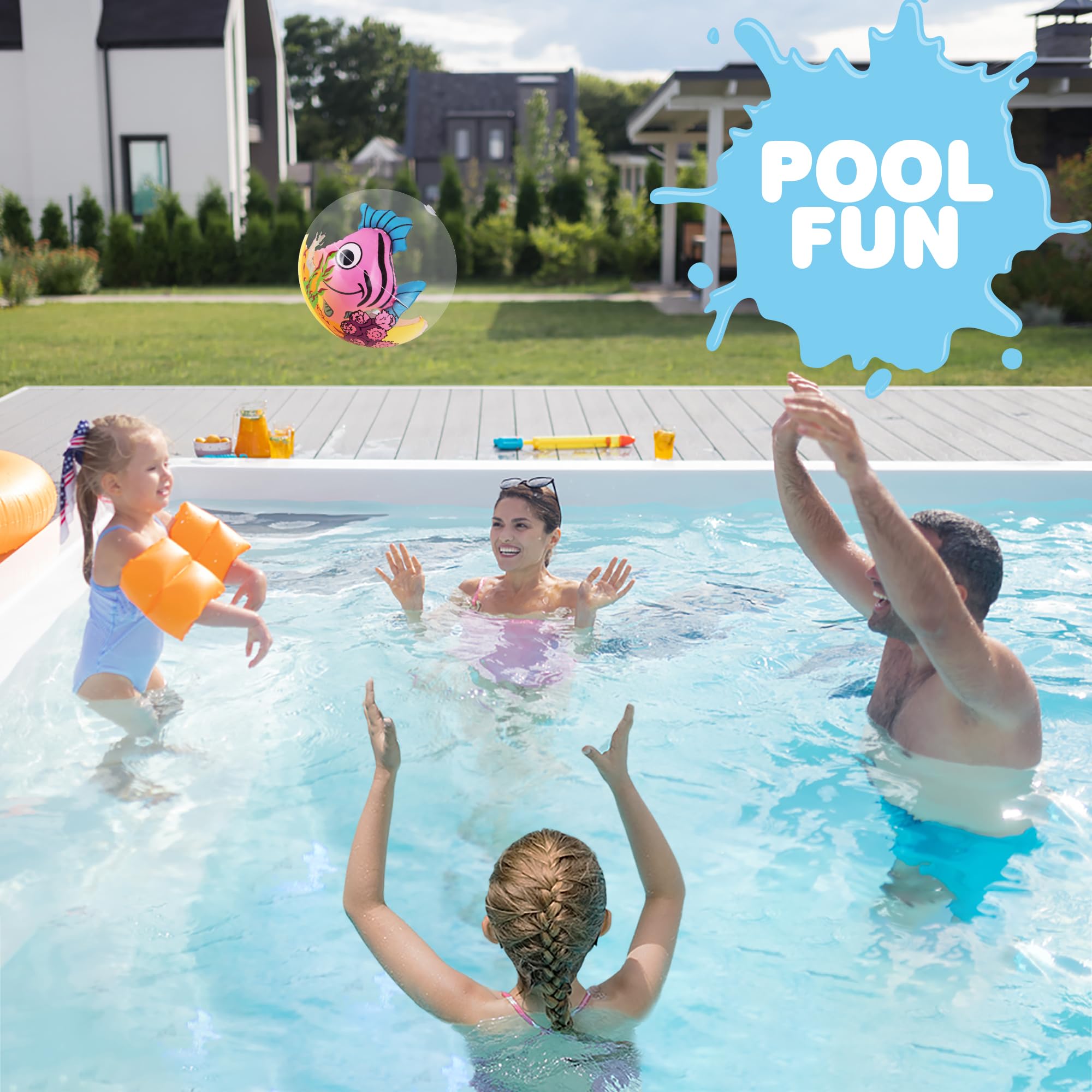 Foto 4 pulgar | Pelotas de Playa Inflables con Forma de Pez ArtCreativity 3 Piezas - Venta Internacional
