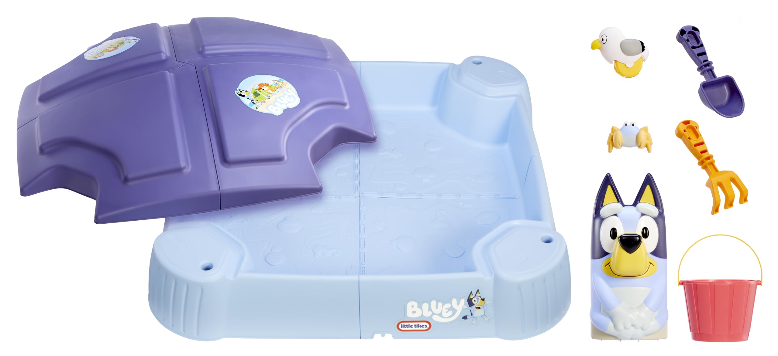 Foto 4 pulgar | Caja De Arena Little Tikes Bluey Beach Day Con 6 Accesorios Para Niños De 1 A 6 Años - Venta Internacional.