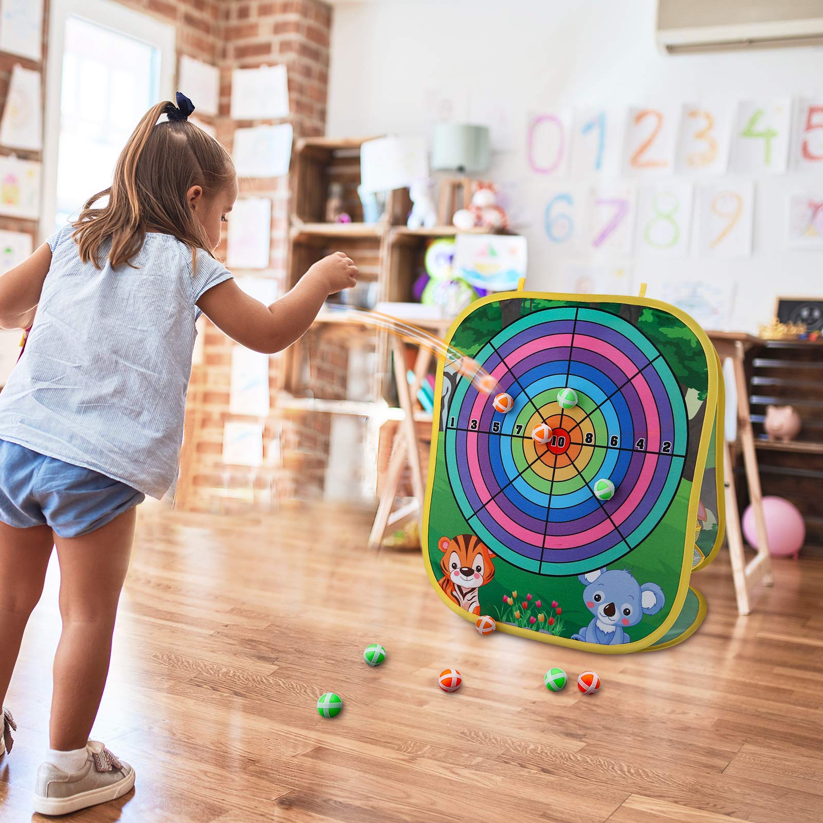 Foto 6 | Bean Bag Toss Game Toyk Animal Outdoor Para Niños De 3 A 6 Años - Venta Internacional.