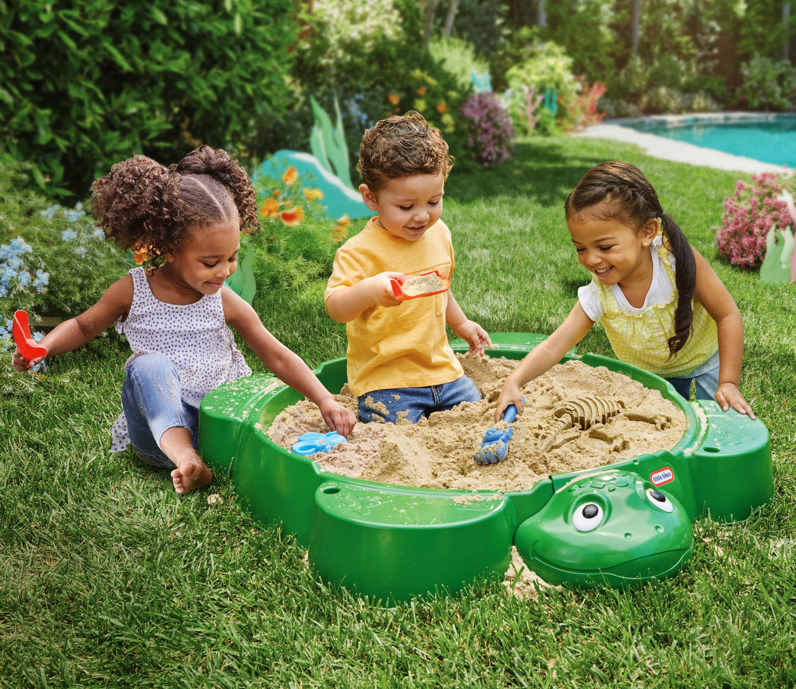 Foto 2 | Sandbox Little Tikes Turtle Para Niños Y Niñas De 1 A 6 Años - Venta Internacional.