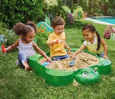 Foto 2 | Sandbox Little Tikes Turtle Para Niños Y Niñas De 1 A 6 Años - Venta Internacional.