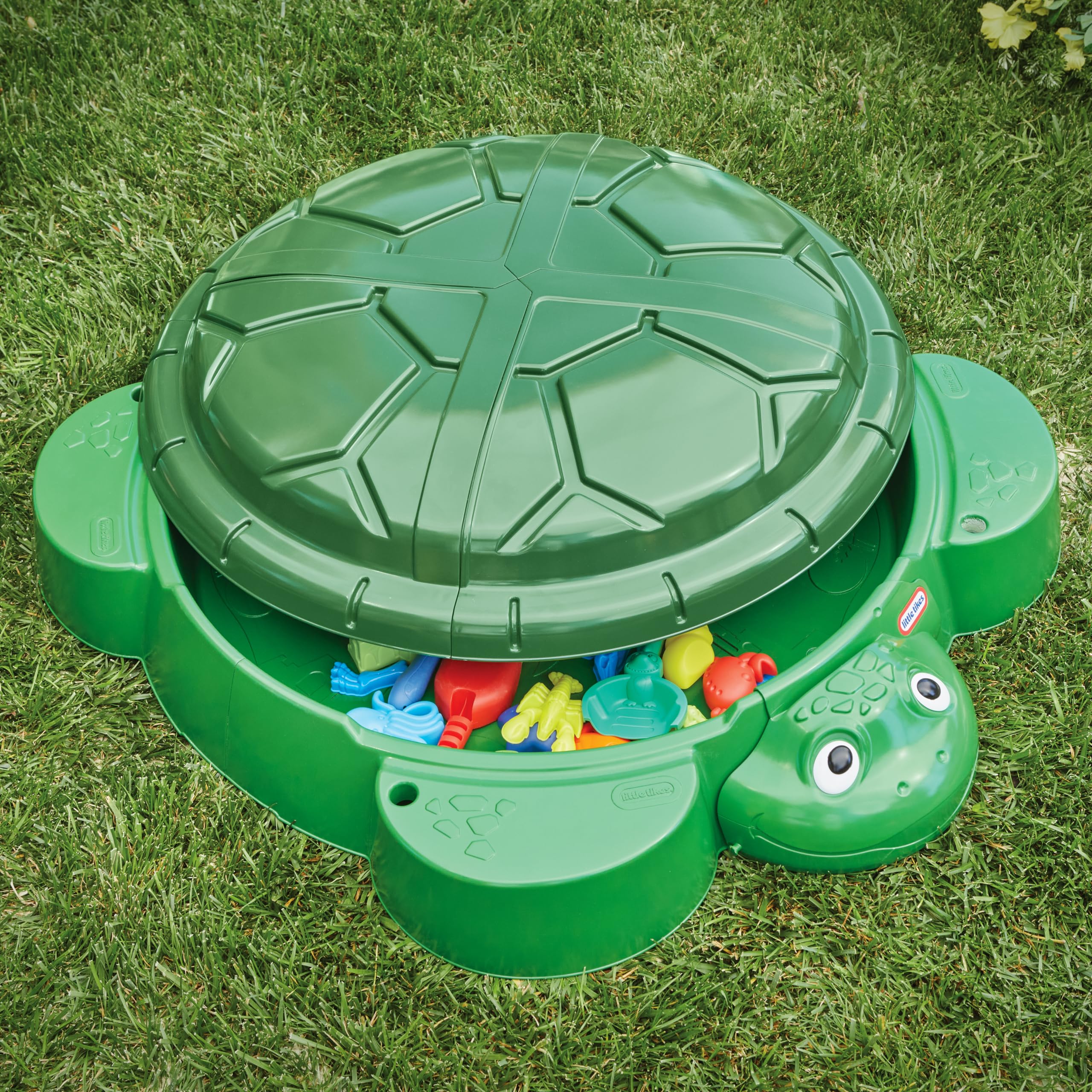 Foto 3 | Sandbox Little Tikes Turtle Para Niños Y Niñas De 1 A 6 Años - Venta Internacional.