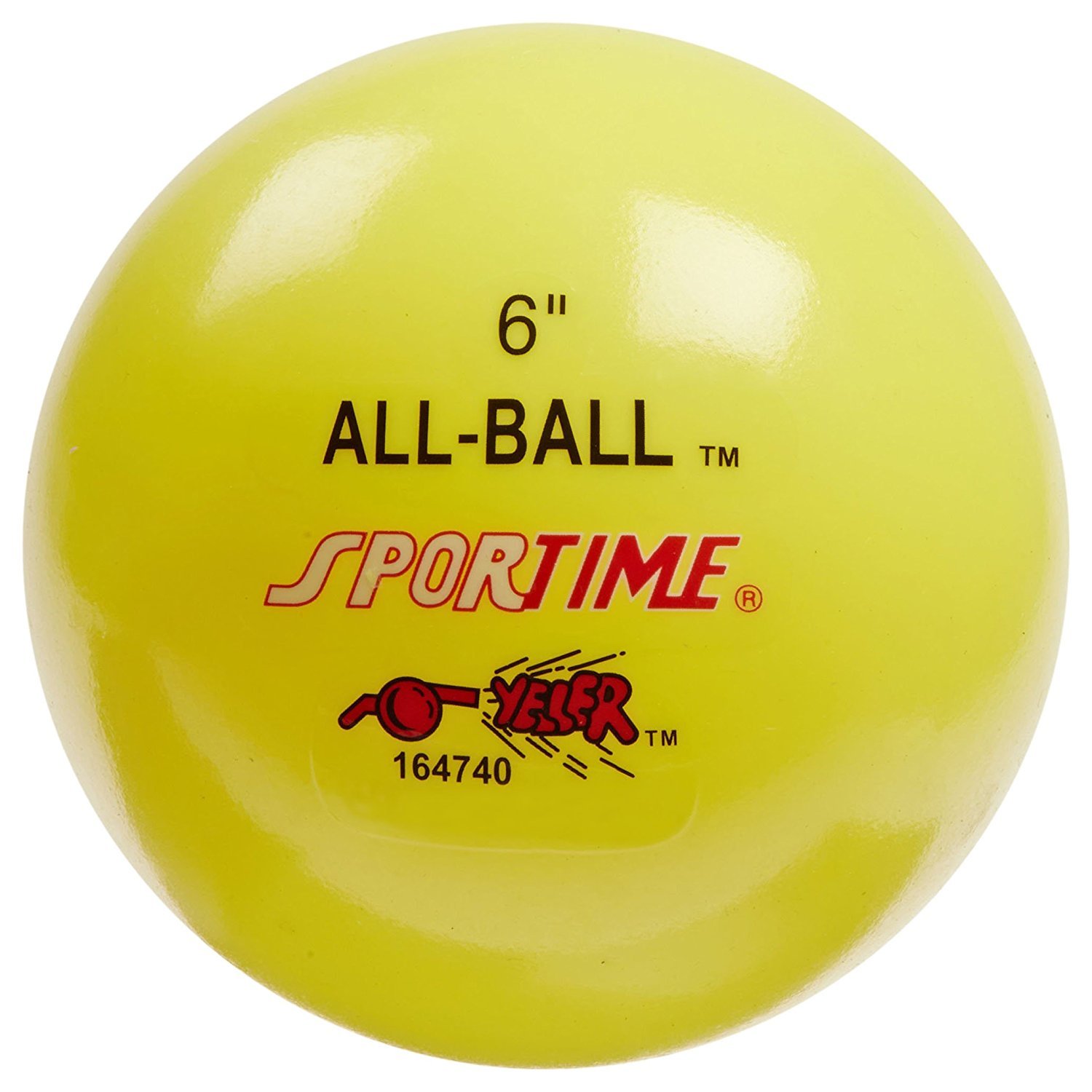 Foto 1 | Pelota Hinchable Sportime De 15 Cm, Color Amarillo - Venta Internacional.