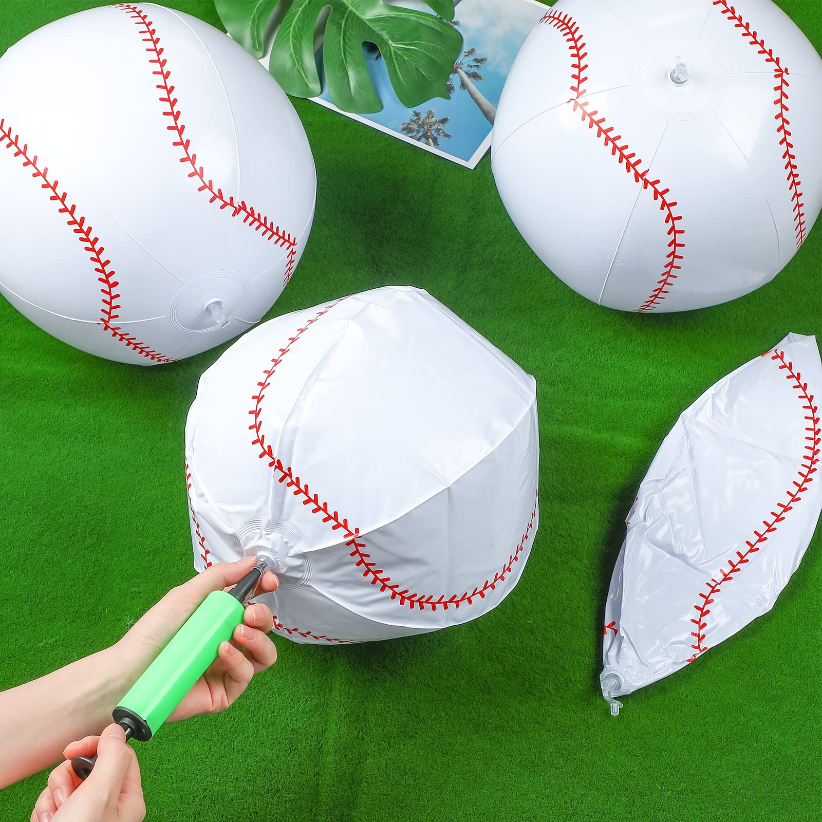 Foto 4 | Pelota de Béisbol Inflable Zhanmai 6 Pack  - Venta Internacional