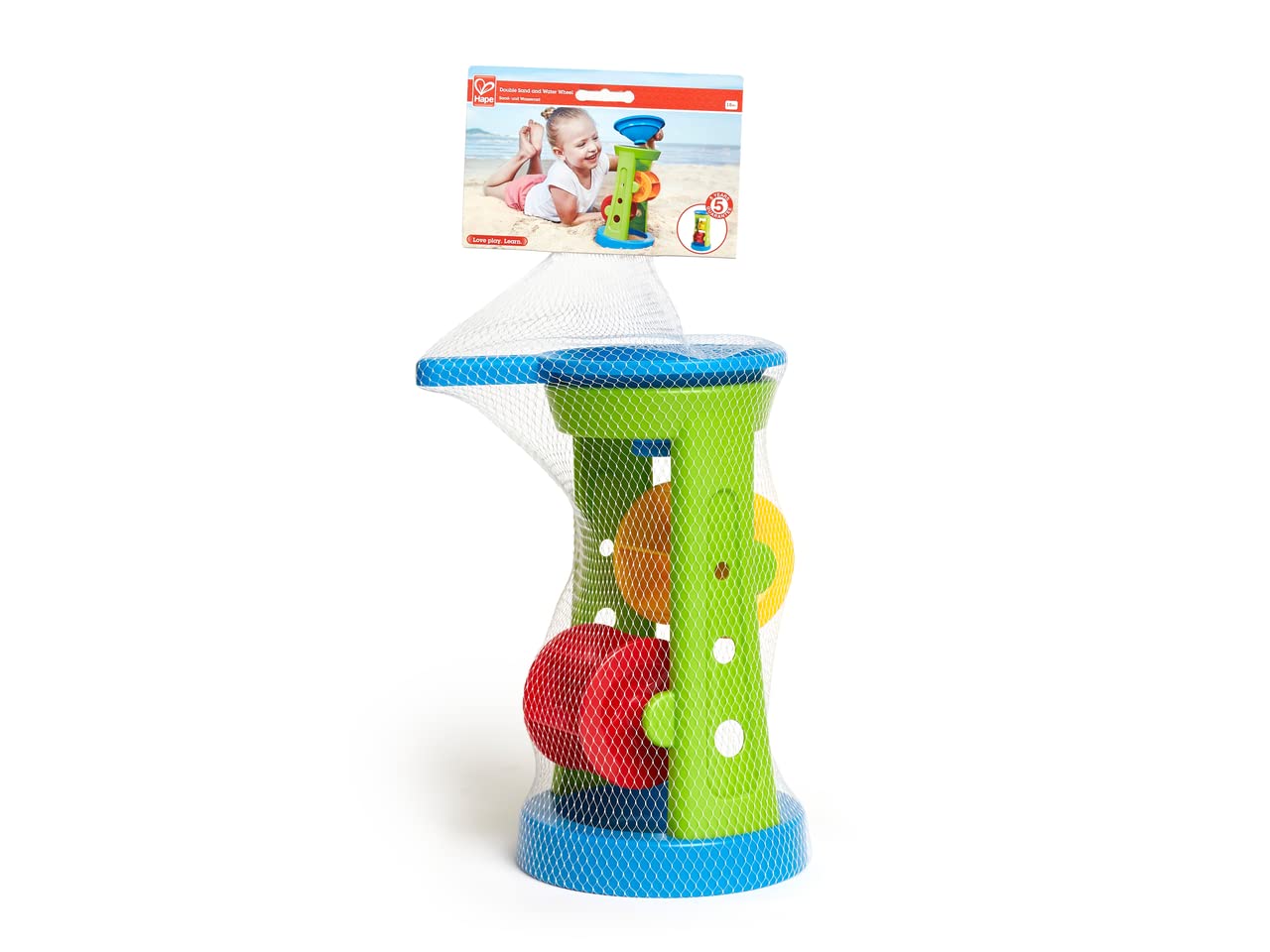 Foto 5 pulgar | Rueda Doble De Arena Y Agua Beach Toy Hape Para Niños - Venta Internacional.