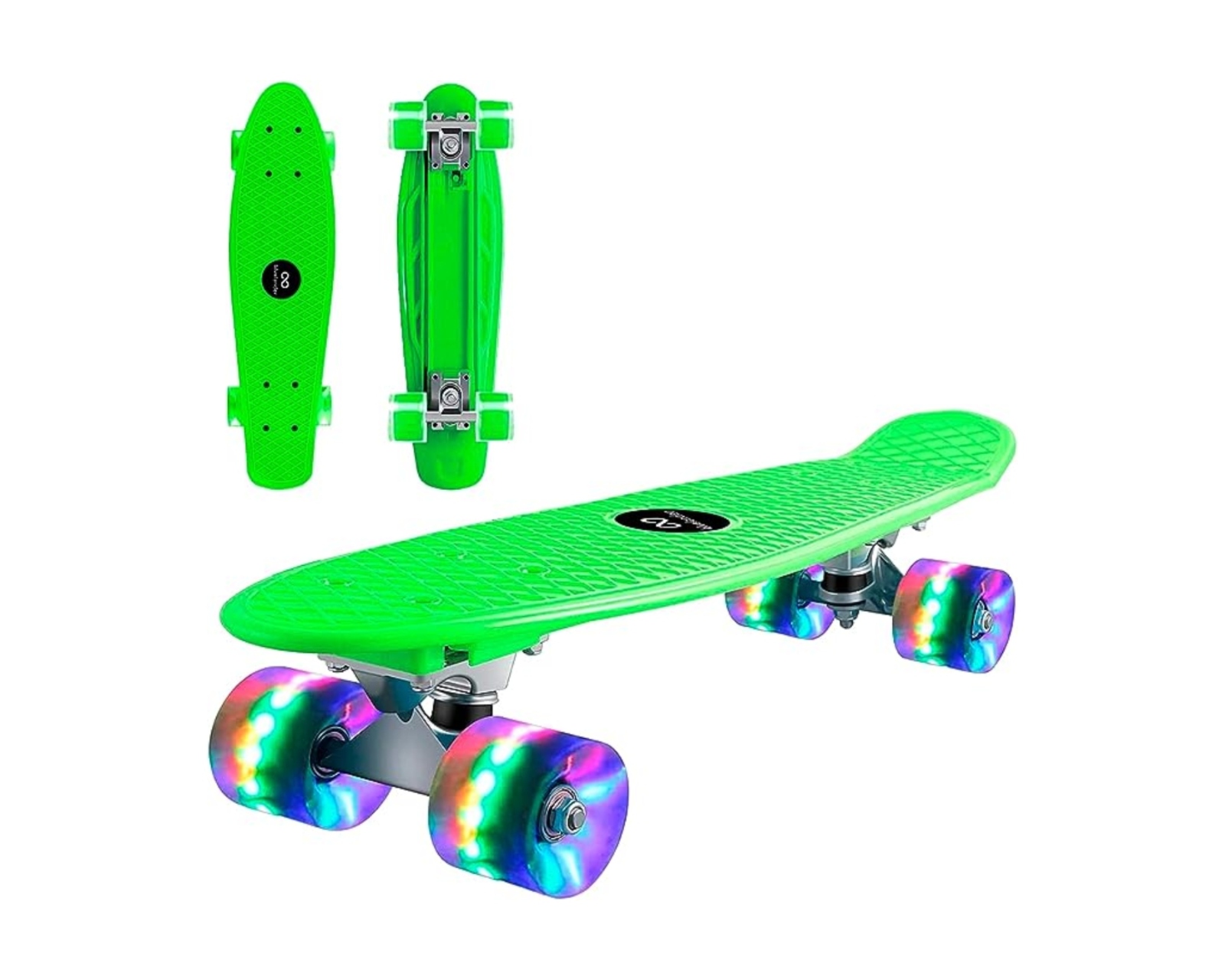 Patineta Bluelander Verde con Llantas Luminosas Led