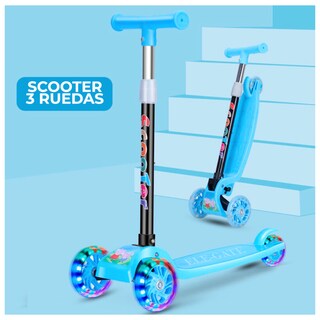 Foto 3 | Scooter Infantil Elegate Con Luces Led Color Azul