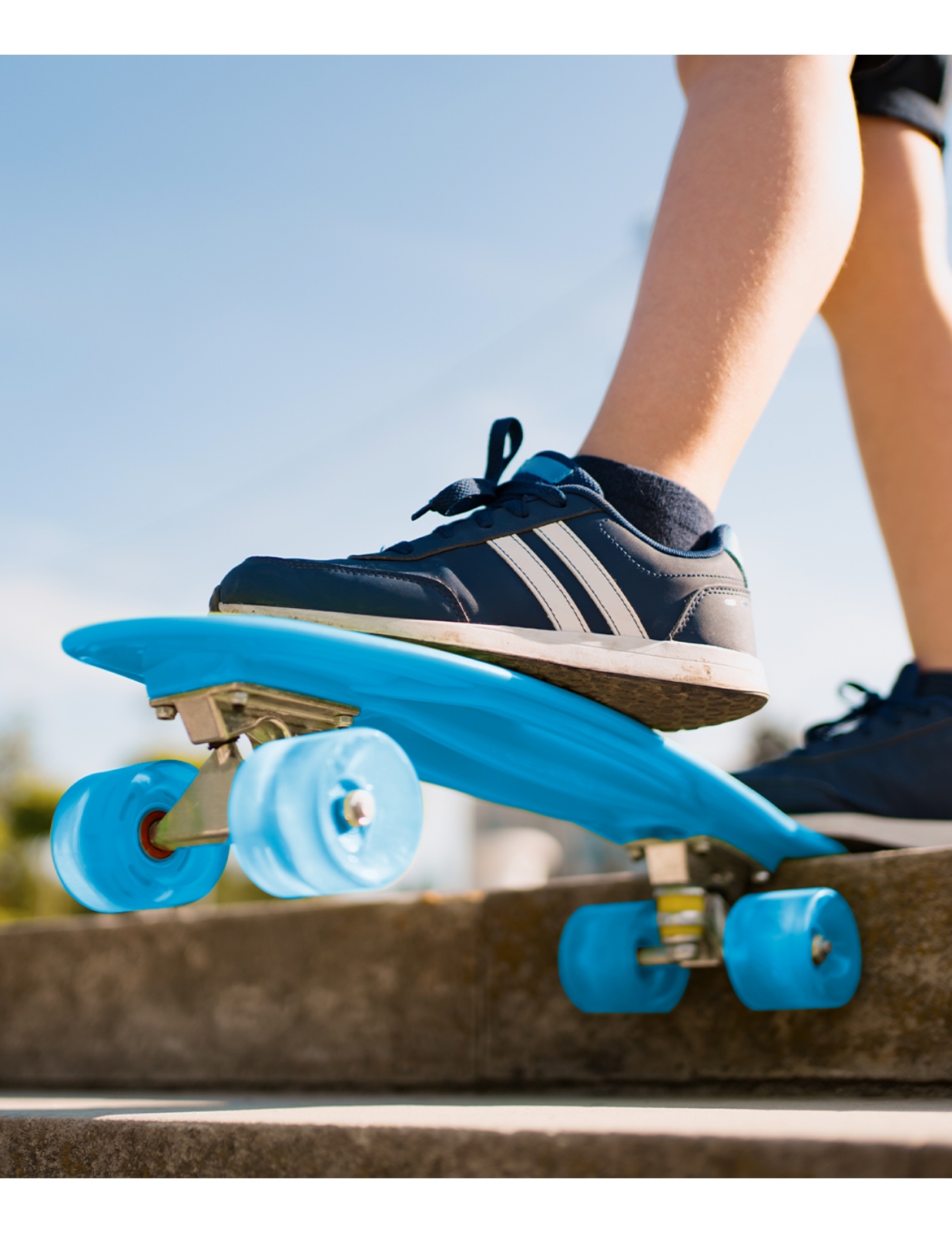 Foto 5 pulgar | Patineta Penny Bluelander con Llantas Luminosas Led de Colores Azul