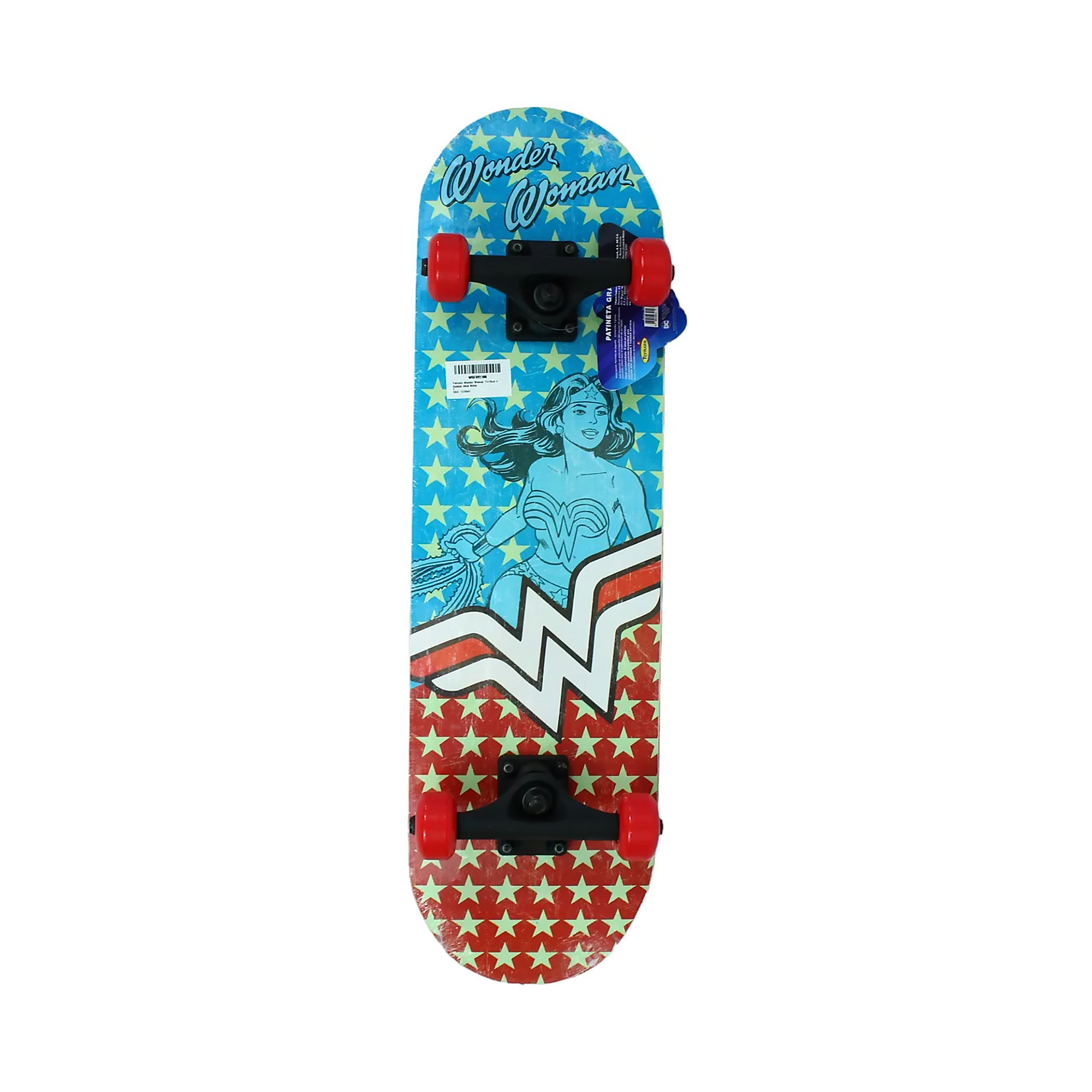 Skateboard Patineta Grande Wonder Woman #1 Toymark Color Multicolor