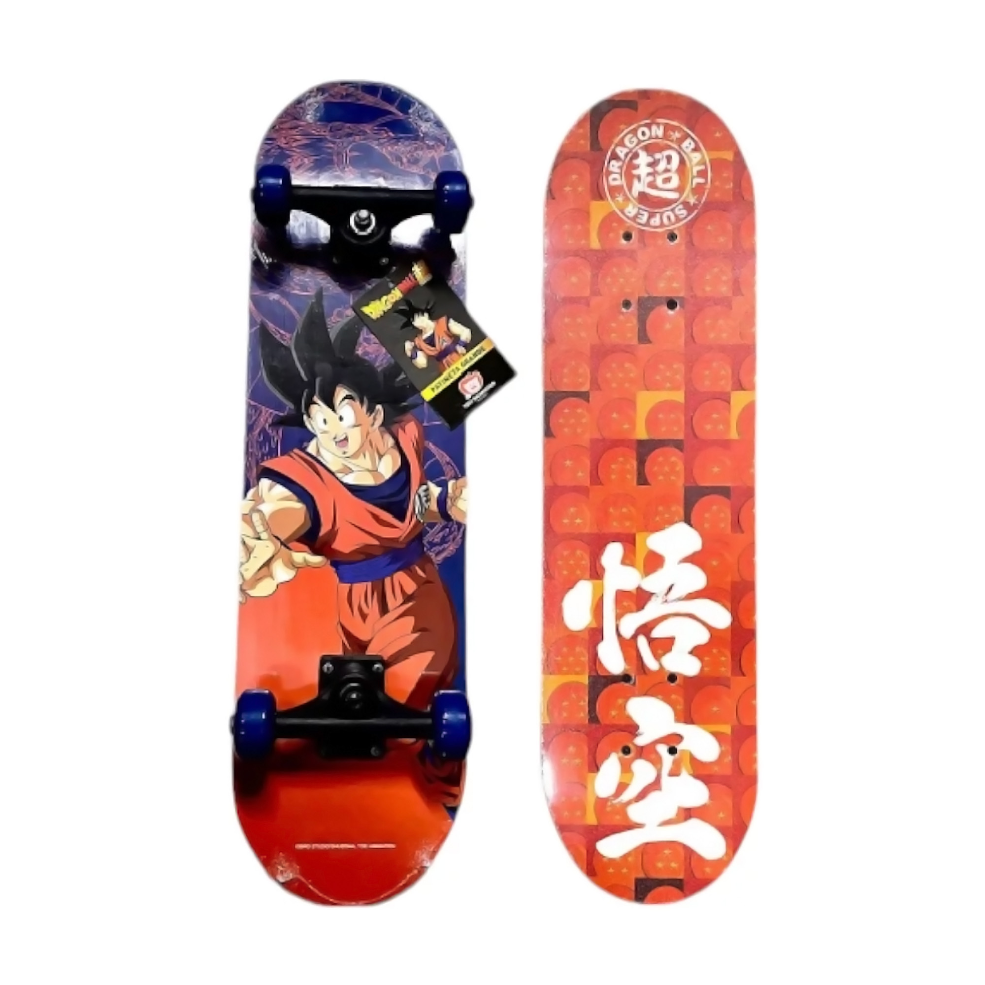 Patineta Completa Skateboard Madera Grande Diseño Dragonball