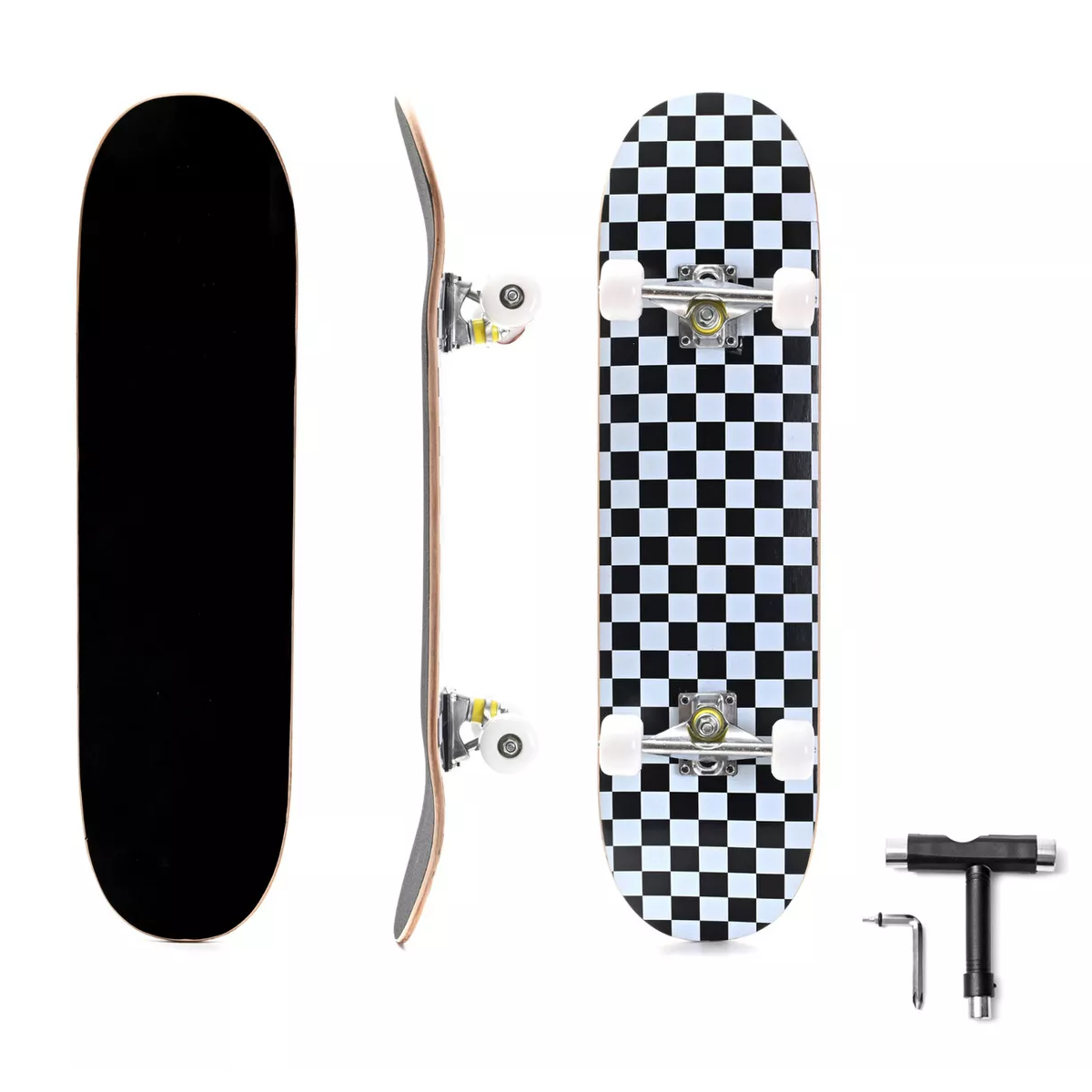 Foto 3 pulgar | Patineta Profesional De Madera Eo Safe Imports Esi-17388 Negro