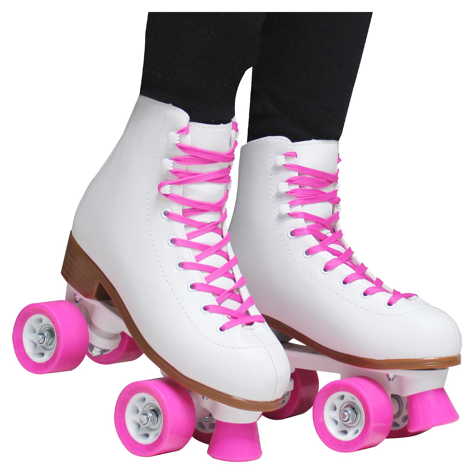 Patines Little Monkey 4 Ruedas Chicago color Blanco Unisex Quads Profesionales