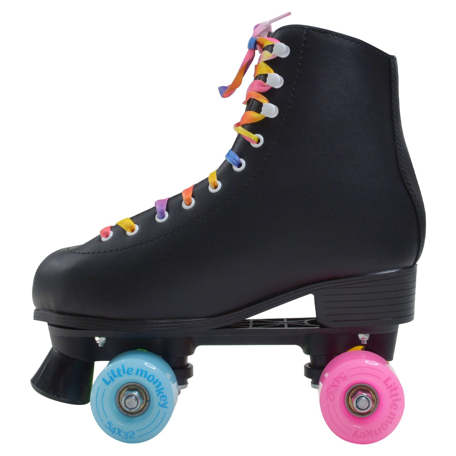Foto 3 | Patines 4 Ruedas Clásicos Little Monkey Quads Profesionales Cuero Sintético