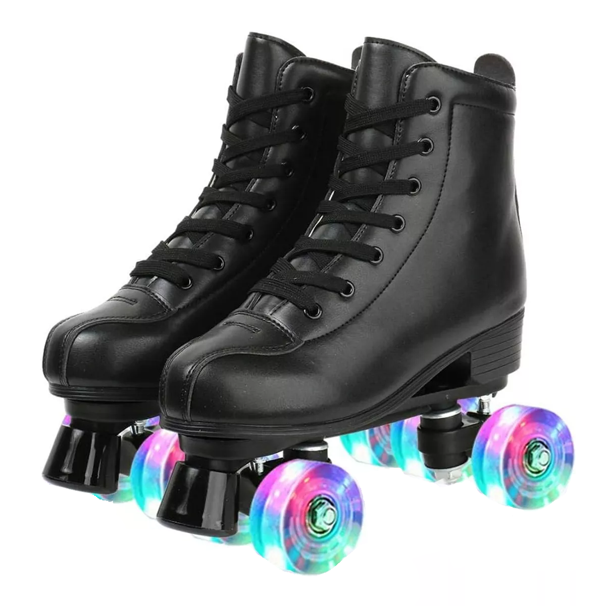 Foto 2 pulgar | Patines de 4 Ruedas Doble Fila con Led Eo Safe Imports Esi-8885 Negros