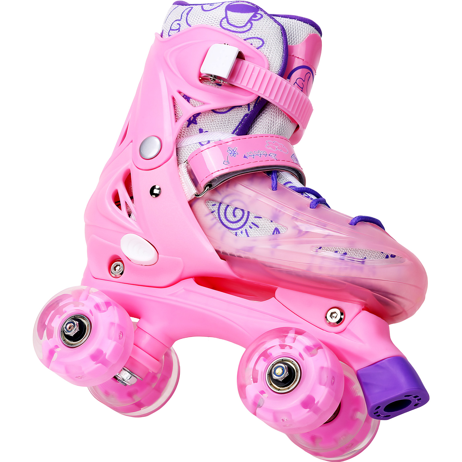 Foto 5 pulgar | Patines Little Monkey Ajustables 4 Ruedas Infantil
