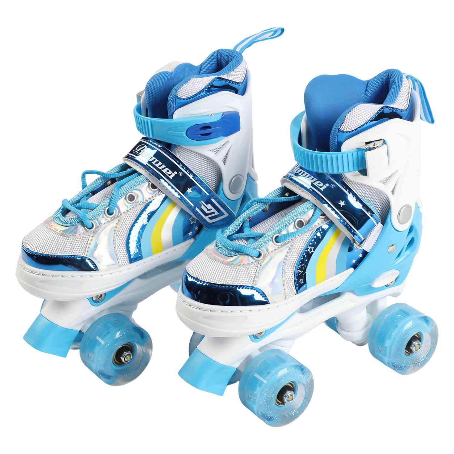 Foto 4 pulgar | Patines De 4 Ruedas Ajustable Niño Niña Rueda Luces Led