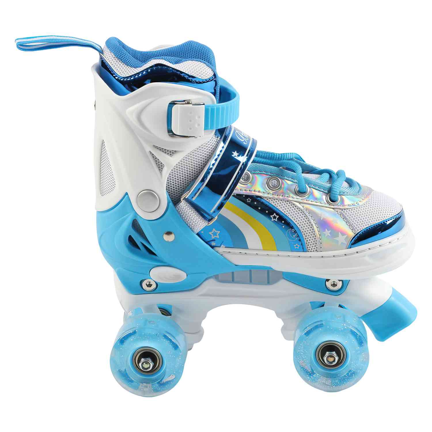 Foto 5 pulgar | Patines De 4 Ruedas Ajustable Niño Niña Rueda Luces Led