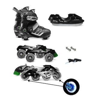 Foto 1 | Patines Intercambiables 3 En 1 Ajustables Iron Roller