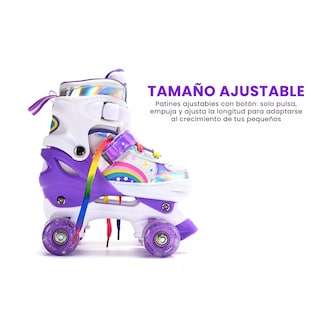 Foto 2 | Patines de 4 Ruedas Talla 19.5 Eo Safe Imports Esi-17381 Purpura