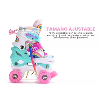 Foto 2 | Patines de 4 Ruedas Talla 22 Eo Safe Imports Esi-17384 Rosa