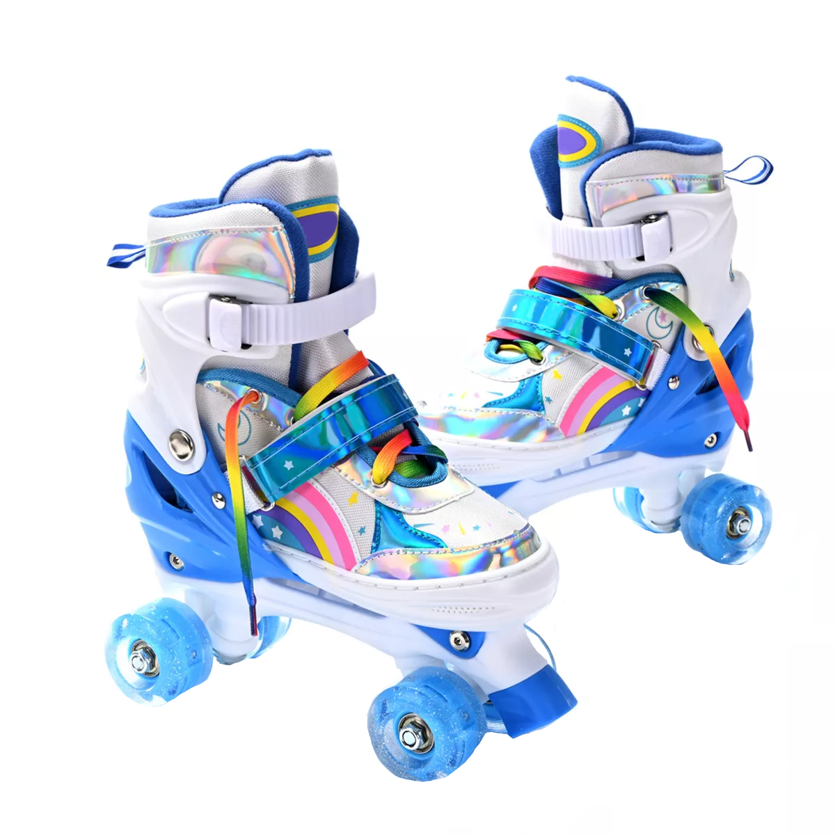 Patines de 4 Ruedas Talla 19.5 Eo Safe Imports Esi-17378 Azul