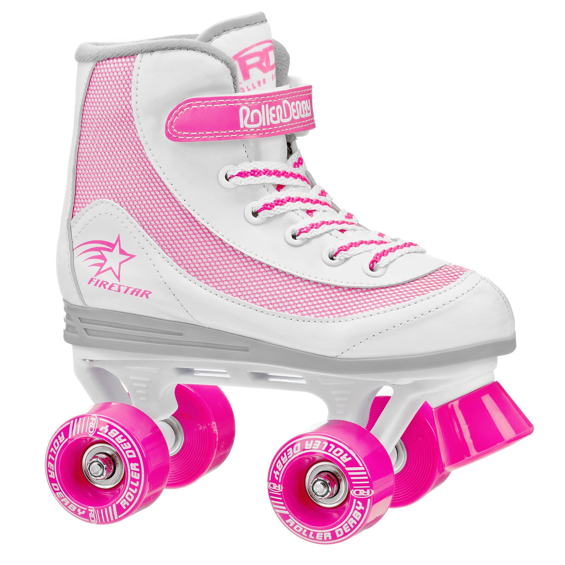 Foto 2 pulgar | Patines Roller Derby Firestar Para Niñas, Color Blanco/rosa - Venta Internacional.