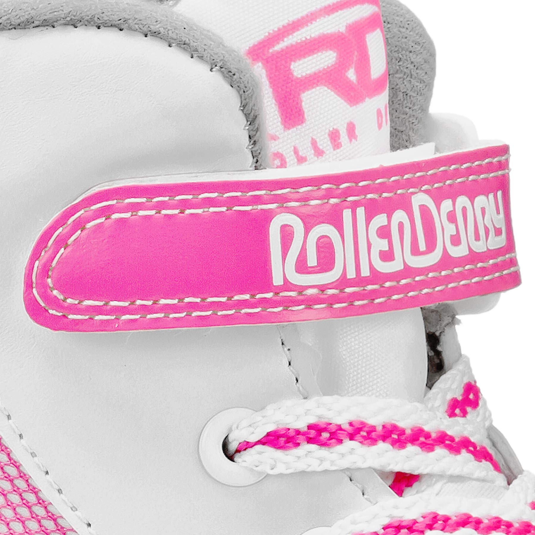 Foto 5 pulgar | Patines Roller Derby Firestar Para Niñas, Color Blanco/rosa - Venta Internacional.