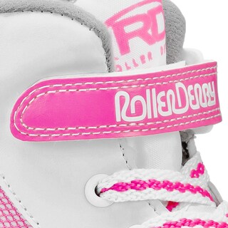 Foto 4 | Patines Roller Derby Firestar Para Niñas, Color Blanco/rosa - Venta Internacional.