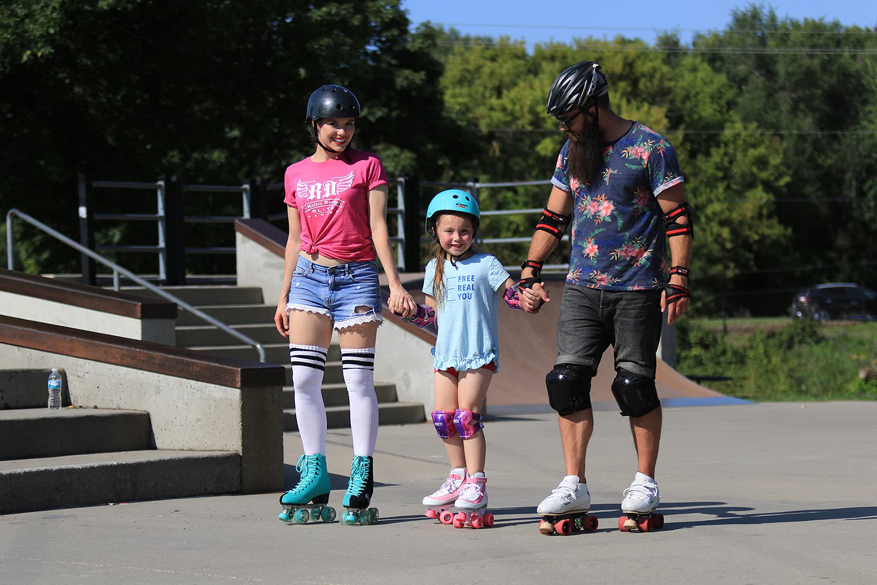 Foto 5 | Patines Roller Derby Firestar Para Niñas, Color Blanco/rosa - Venta Internacional.