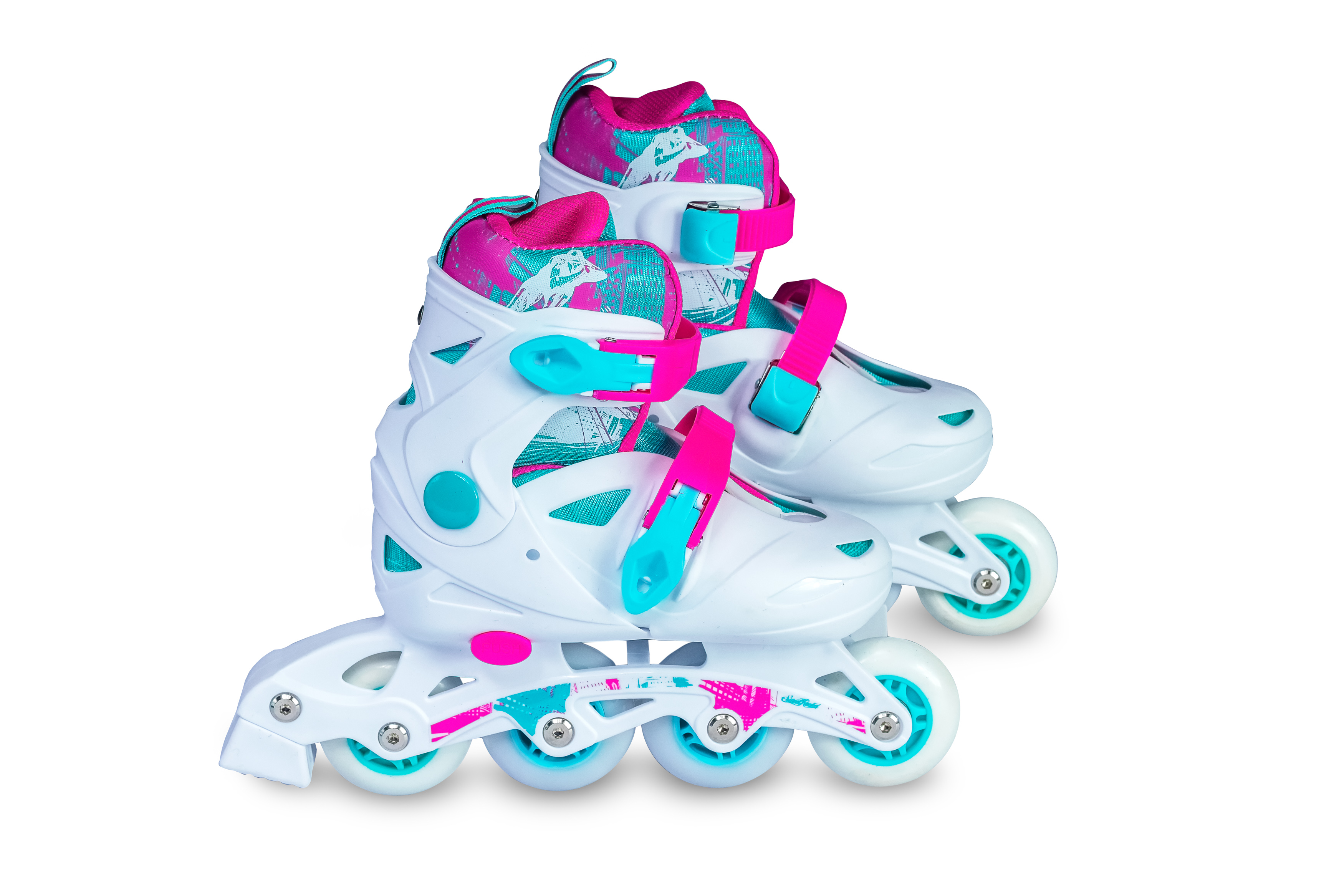 Foto 2 pulgar | Combo de Patines Sweet Rocket Junior con Mochila y Protecciones CH